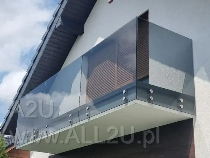 6 balustrada szklana samonosna caloszklana aluminiowa nierdzewna zabudowa tarasu balkonu ogrod zimowy patio zadaszenie wiatrolap wiata pergola www.all2u.pl