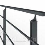 2 a2u balustrada aluminiowa nierdzewna szklana porecz schody samonosna caloszklana zabudowa tarasu balkonu ogrod zimowy patio zadaszenie www.all2u.pl