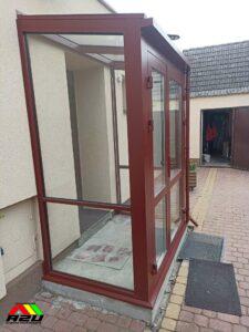 a2u ganek wiata wiatrołap zadaszenie osłona Trzcianka www.all2u.pl